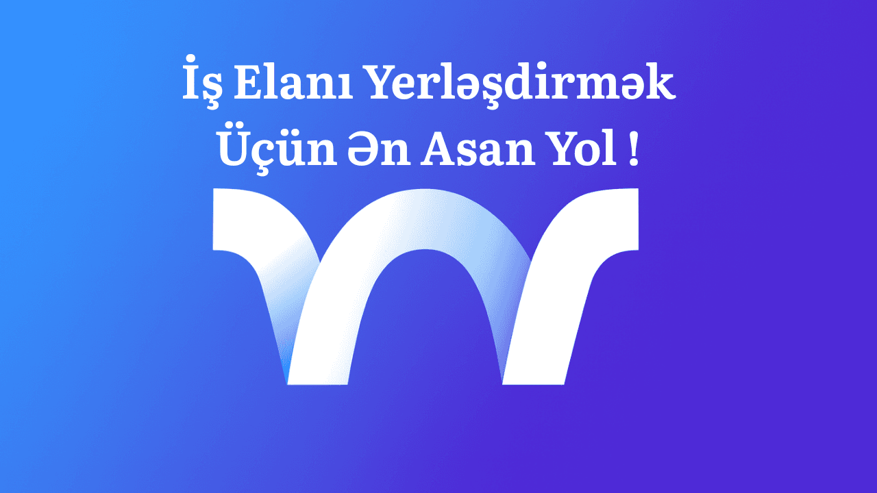İş elanı yerləşdirmək istəyirsən?
