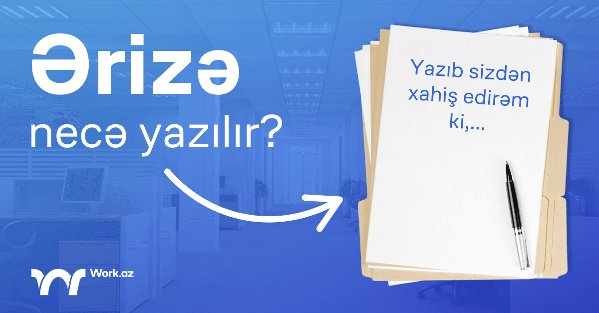 Ərizə necə yazılır?