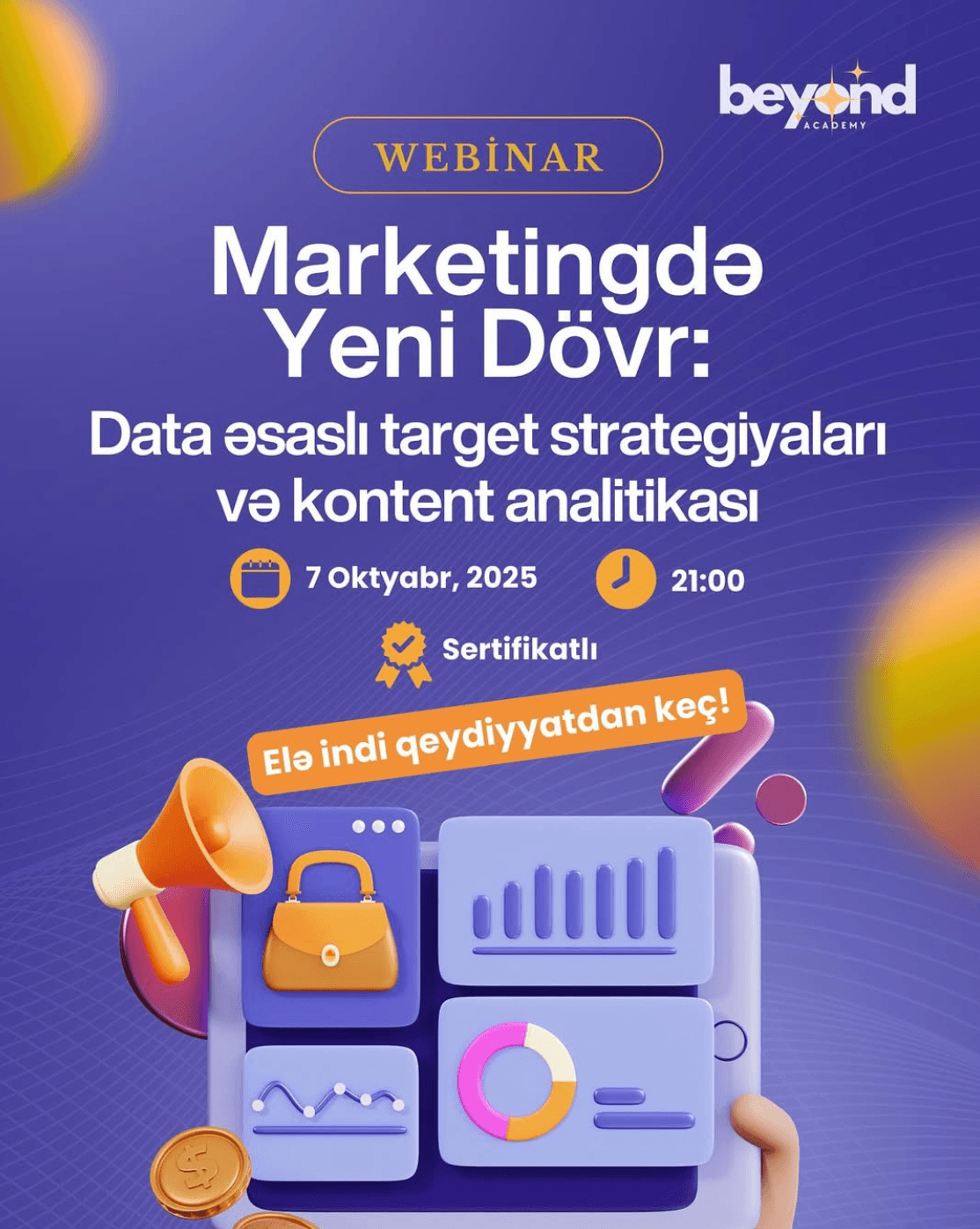 Webinar - Data əsaslı Target Strategiyaları və Kontent Analitikası