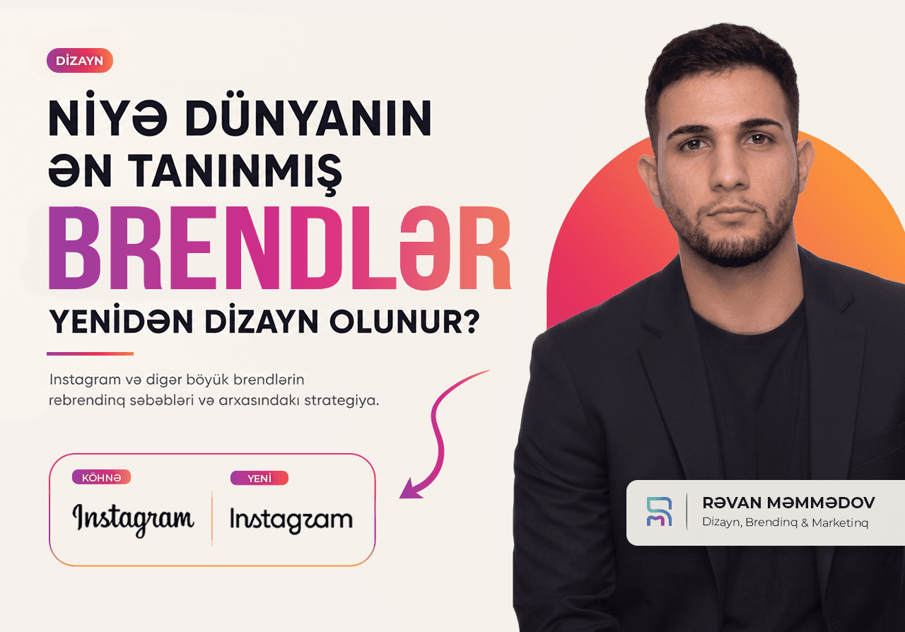 Niyə məşhur brendlər yenidən dizayn olunur? Rebrendinq