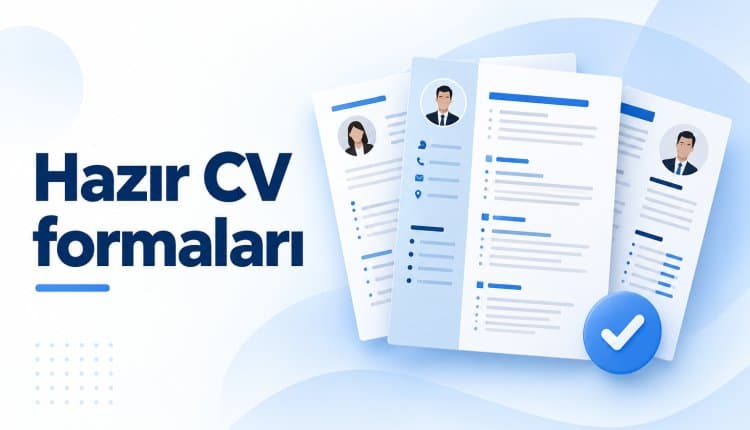 CV Forması Yüklə Pulsuz