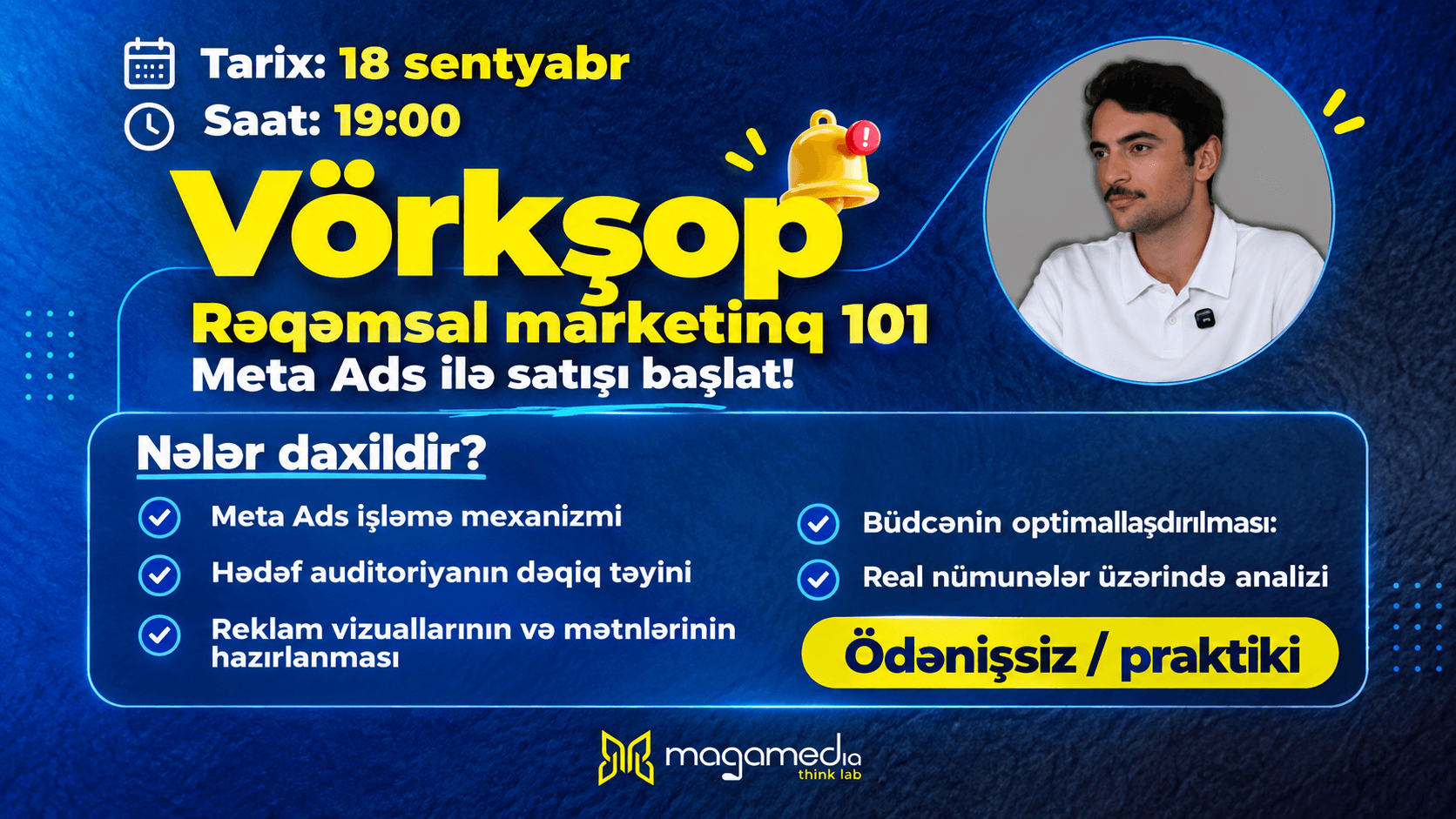 Rəqəmsal marketinq 101: Meta Ads ilə satışı başlat!