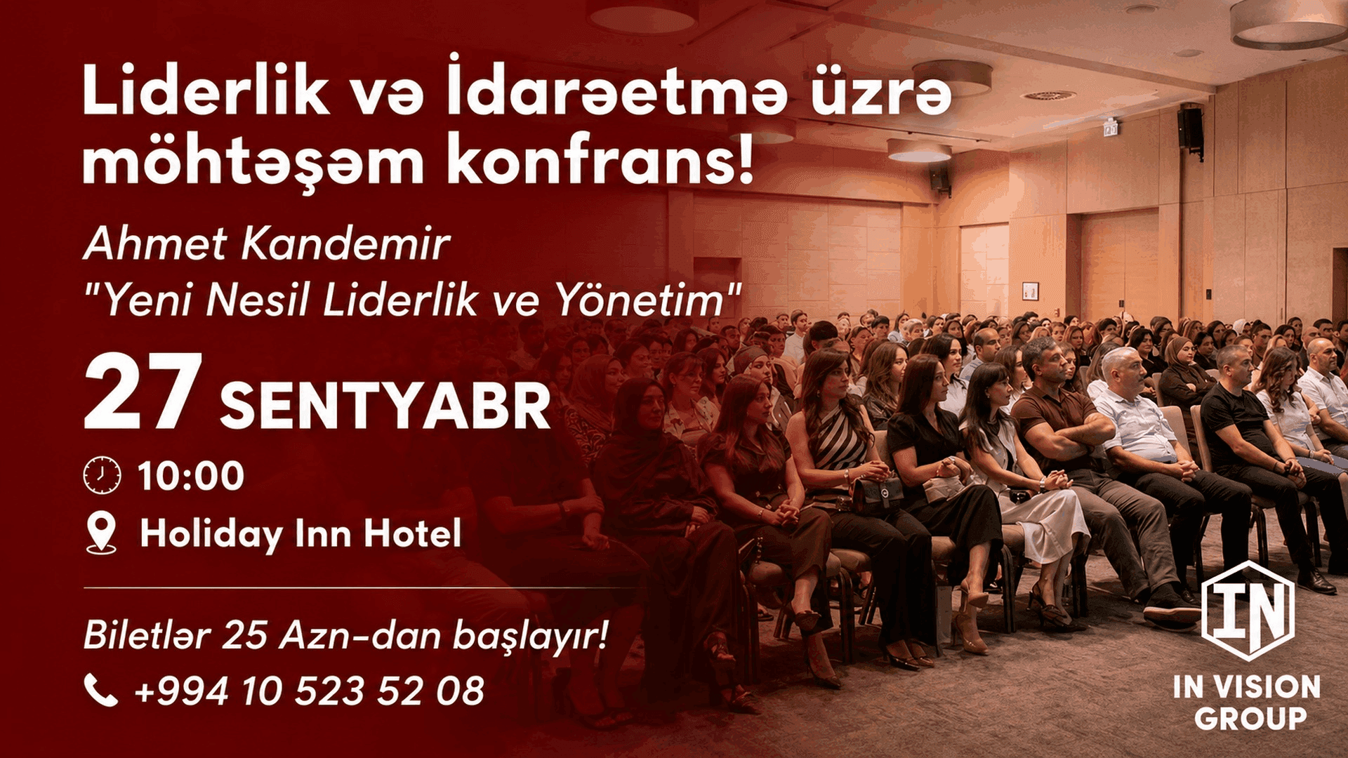 Liderlik və idarəetmə üzrə möhtəşəm konfrans!