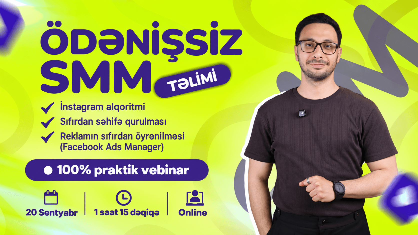 Ödənişsiz SMM Təlimi!